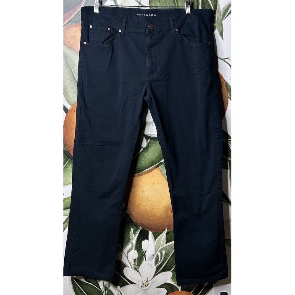 Mott & Bow‎ Jeans Mens 35x30 Blue Slim Fit Tapered Leg Casual Denim